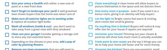 20 Tips for Preparing Your House for Sale This Spring [INFOGRAPHIC]